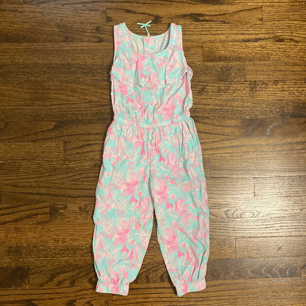 Vineyard Vines Pink Shades Teal Romper